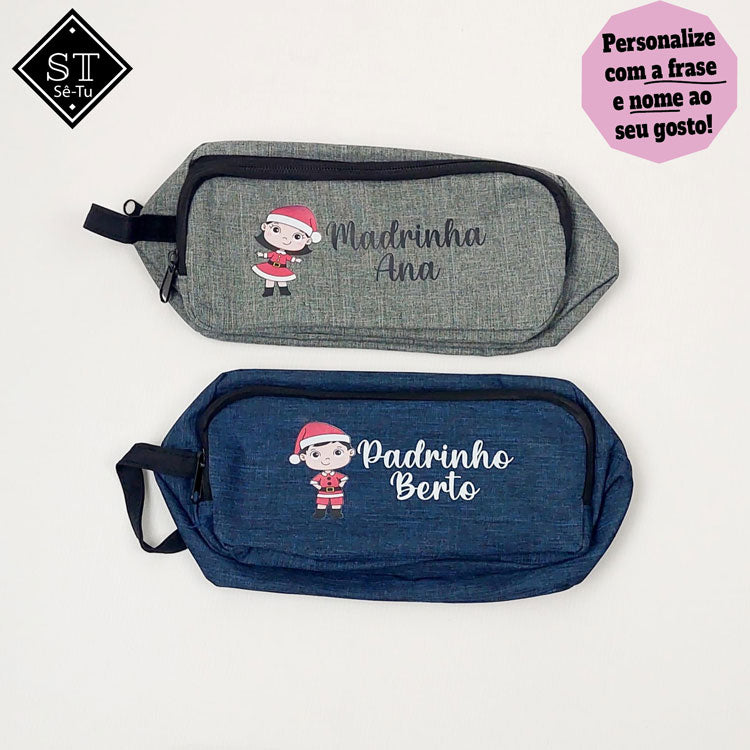 Necessaire Madrinha e Padrinho Natal